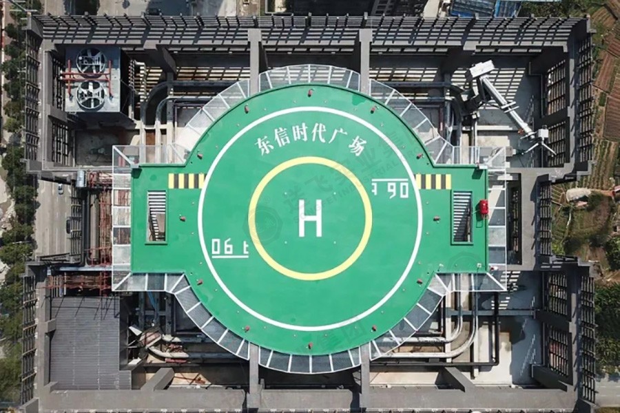 直升機停機坪機場標志顏色是固定的嗎？都有哪些？